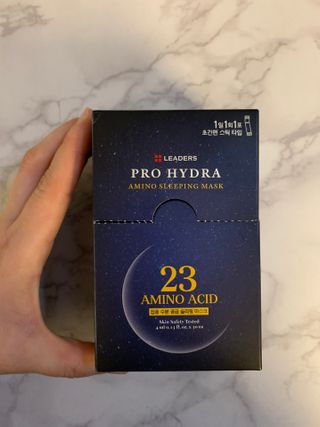 리더스코스메틱 리더스 프로 하이드라 아미노 슬리핑 마스크 — 5점을 준 리뷰어가 2021년 1월 올린 사용 사진