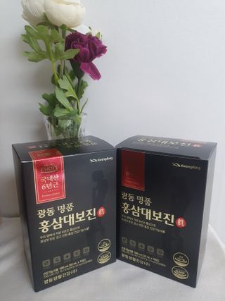 광동생활건강 광동 명품 홍삼대보진 50mL x 30포 — 3.5점을 준 리뷰어가 2023년 4월 올린 사용 사진