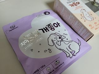 My Pet Care 천연단백질 치아건강에 개좋아 — 5점을 준 리뷰어가 2021년 2월 올린 사용 사진