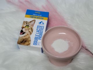 씨디랩 장 건강과 구강 건강을 한 번에 더블락토 강아지 고양이 유산균 — 5점을 준 리뷰어가 2021년 1월 올린 사용 사진