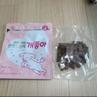 My Pet Care 천연단백질 관절건강에 개좋아 — 4.5점을 준 리뷰어가 2021년 3월 올린 사용 사진