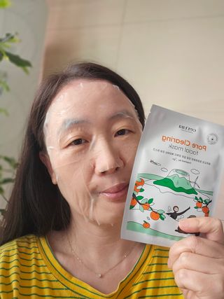 세뚜아(Cettua) [세뚜아] 포어 클리어링 마스크 Cettua Pore Clearing facial mask 5매 — 5점을 준 리뷰어가 2024년 3월 올린 사용 사진