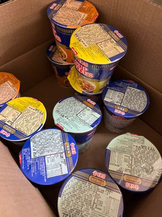 NISSIN 닛신 컵누들  4종 - 씨푸드오리지날, 씨푸드 스파이시, 씨푸드 커리, 씨푸드 XO소스 — 5점을 준 리뷰어가 2022년 4월 올린 사용 사진