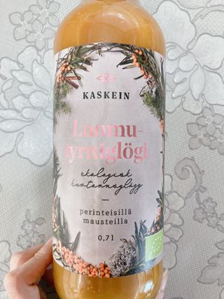 H365 [Kaskein Luomutyrniglögi] 핀란드 전통 무알콜 멀드와인 시벅톤 글로기 — 5점을 준 리뷰어가 2021년 4월 올린 사용 사진