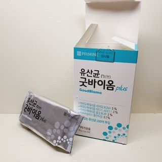 프리마인 유산균 국가지정연구소 선정, 살아있는 생유산균 200억 마리의 힘. 유산균n굿바이옴플러스 — 5점을 준 리뷰어가 2021년 9월 올린 사용 사진