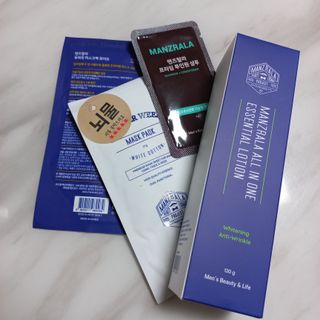 맨즈랄라 올인원 에센셜 로션 1개 — 5점을 준 리뷰어가 2021년 8월 올린 사용 사진