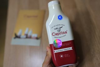카프리나 프레쉬 산양밀크 어메이징 바디워시 500ml(오리지널향) — 4.5점을 준 리뷰어가 2023년 4월 올린 사용 사진