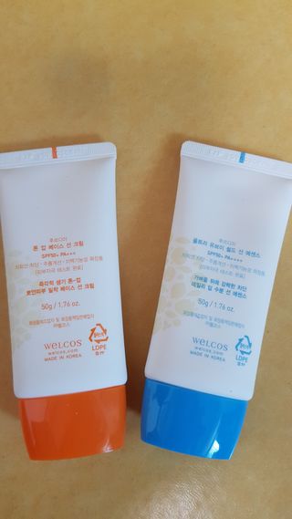 [후르디아] 혼합자차 선 에센스+톤업 선크림 2종 — 5점을 준 리뷰어가 2021년 4월 올린 사용 사진