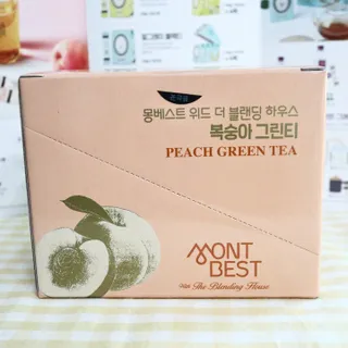 몽베스트 위드더 블랜딩 하우스 _복숭아 그린티 — 5점을 준 리뷰어가 2022년 12월 올린 사용 사진