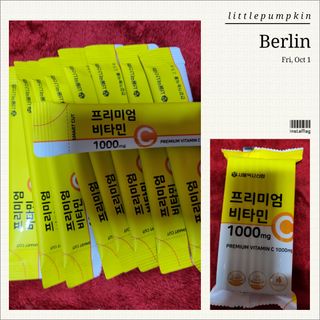 서울약사신협 프리미엄 비타민C 1,000mg_2.5g x 50포 — 5점을 준 리뷰어가 2021년 10월 올린 사용 사진