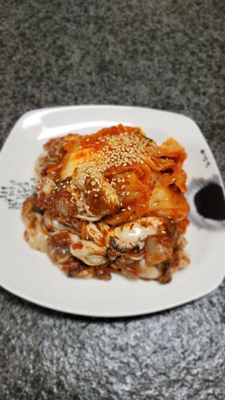 셰프애찬 별미김치 굴겉절이 1kg — 4점을 준 리뷰어가 2022년 12월 올린 사용 사진
