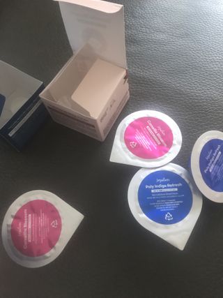 제주인디 카멜리아 블러썸 바이오셀룰로오스 마스크팩 — 5점을 준 리뷰어가 2021년 10월 올린 사용 사진