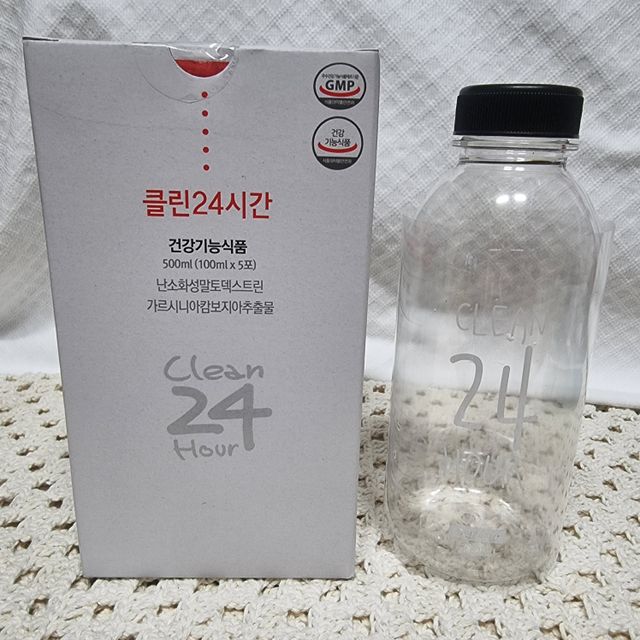 클린24시간 1BOX(5포) + 전용보틀(500ml) 리뷰 사진