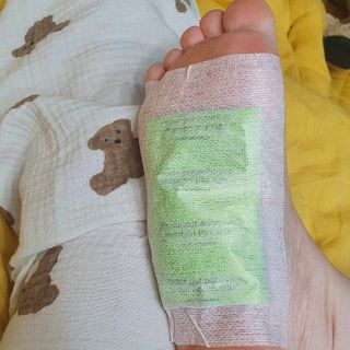[레제르] 아로마 수액패치 발패치 10매입 - 라벤더향/유칼립투스향/대나무향 — 4점을 준 리뷰어가 2022년 3월 올린 사용 사진