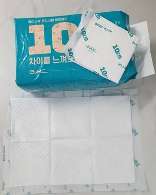 아베크 펫 와이드 프리미엄 중형 애견 강아지 배변 패드 54매 1팩 45g — 5점을 준 리뷰어가 2021년 7월 올린 사용 사진