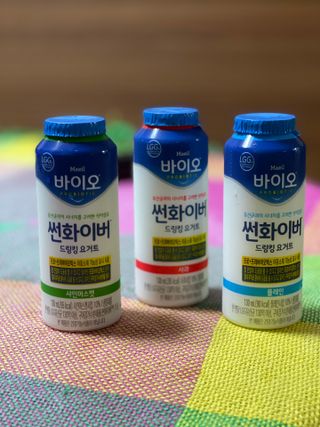LIVE 매일바이오 썬화이버 드링킹 요거트 — 4점을 준 리뷰어가 2022년 8월 올린 사용 사진