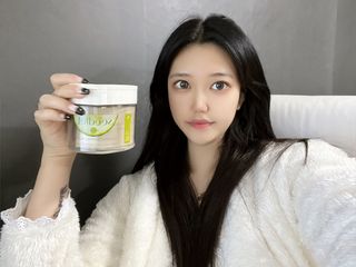 씨드렛 큐컴버 수딩 토너 패드 — 5점을 준 리뷰어가 2023년 2월 올린 사용 사진