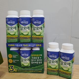 LIVE 매일바이오 알로에 드링킹 요거트 — 5점을 준 리뷰어가 2022년 4월 올린 사용 사진