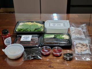 마라도푸드 포항 구룡포 햇 과메기 야채세트 마라도회식당 꽁치 — 5점을 준 리뷰어가 2024년 1월 올린 사용 사진
