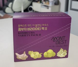 [몽베스트] 위드 더 블랜딩 하우스 콤부차 _ 버라이어티팩II — 5점을 준 리뷰어가 2024년 2월 올린 사용 사진