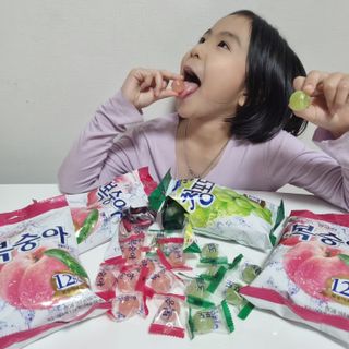 청포도캔디 복숭아캔디 — 5점을 준 리뷰어가 2022년 11월 올린 사용 사진