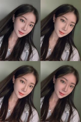 렌시스 LENSSIS [ 렌시스 ] 브라운 써클링의 영롱한 색감 ＃위썸초코 1개월용 ｜ 2직경 중 택1 ｜ — 5점을 준 리뷰어가 2021년 5월 올린 사용 사진