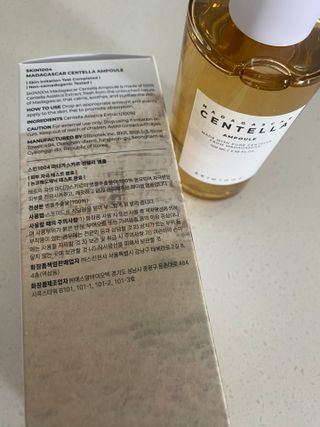 [스킨1004] 마다가스카르 센텔라 앰플 100ml — 5점을 준 리뷰어가 2024년 5월 올린 사용 사진