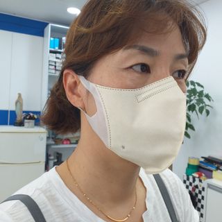 끌린에르 스포츠 귀편한 새부리형 마스크 (뉴컬러포함) — 5점을 준 리뷰어가 2022년 5월 올린 사용 사진