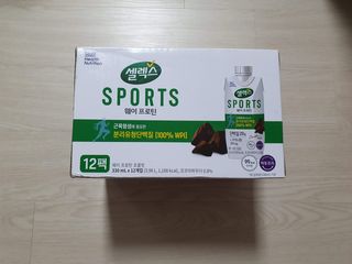 셀렉스스포츠 셀렉스 스포츠 웨이 프로틴 초콜릿 _ 330ml x 12팩 — 5점을 준 리뷰어가 2021년 3월 올린 사용 사진