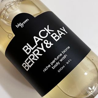 빅그린 니치 퍼퓸 바이옴바디워시 500ml(상탈, 블랙베리&베이, 블랑쉐 3종 중 택1) — 5점을 준 리뷰어가 2022년 8월 올린 사용 사진