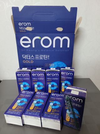 이롬 erom 닥터스 프로틴 골드 — 5점을 준 리뷰어가 2021년 4월 올린 사용 사진