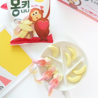 폭신 쫄깃 식감 로맨스, 몽키나나 젤리 8봉지 — 5점을 준 리뷰어가 2021년 2월 올린 사용 사진