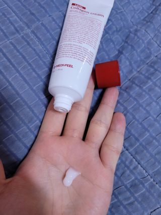 메디필 레드 락토 콜라겐 크림 — 5점을 준 리뷰어가 2021년 1월 올린 사용 사진