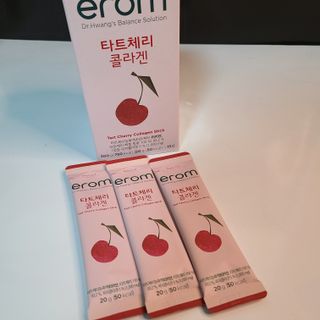이롬 erom 타트체리 콜라겐 — 4.5점을 준 리뷰어가 2021년 3월 올린 사용 사진