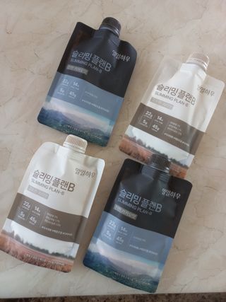 일일하우 슬리밍 플랜B 고소한 귀리맛, 진한 카카오맛 (체중조절식) — 5점을 준 리뷰어가 2023년 8월 올린 사용 사진