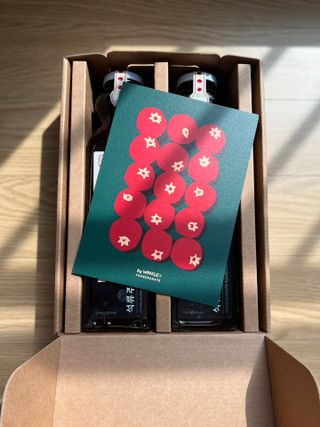 [바이윙클] 페르시아 유기농 석류 착즙주스 750ml 2병 + 선물박스 세트 — 4.5점을 준 리뷰어가 2022년 3월 올린 사용 사진