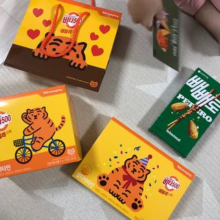 광동생활건강 [광동] 비타500데일리스틱  ★빼빼로데이★ 30포+70포+ 뚱랑이스티커+빼빼로+쇼핑백 — 5점을 준 리뷰어가 2022년 11월 올린 사용 사진