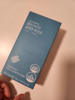 클린24시간 슬림앤유산균 1박스 (3.5g X 15포) — 5점을 준 리뷰어가 2022년 9월 올린 사용 사진
