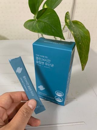 클린24시간 슬림앤유산균 1박스 (3.5g X 15포) — 5점을 준 리뷰어가 2022년 10월 올린 사용 사진