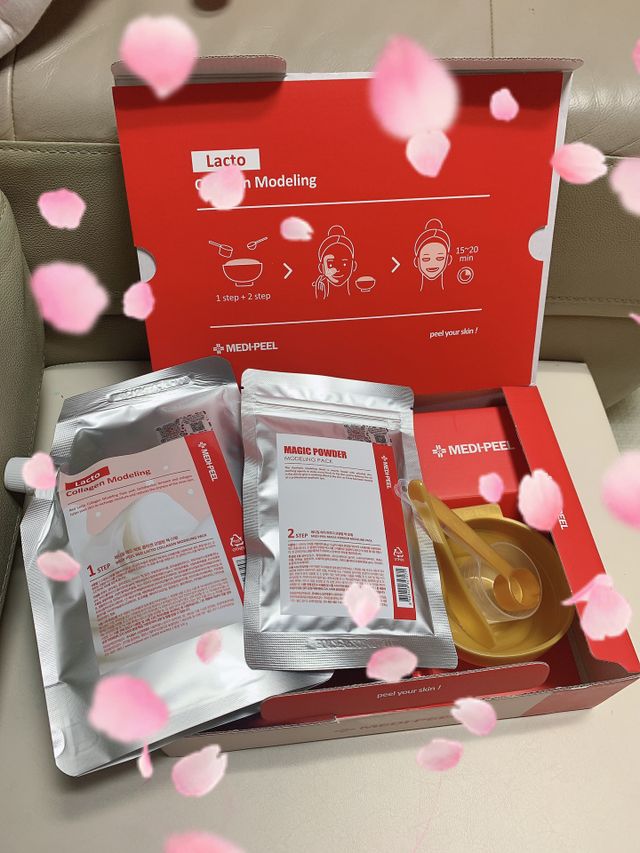 레드 락토 콜라겐 모델링 팩 리뷰 사진
