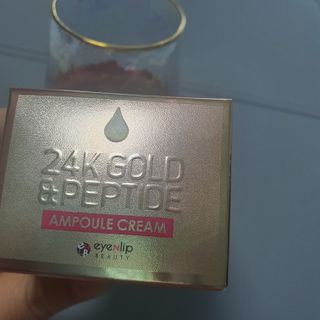 아이앤립 / EYENLIP 아이앤립 24K 골드 N 펩타이드 앰플 크림 — 5점을 준 리뷰어가 2021년 3월 올린 사용 사진