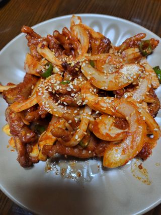 [닭집아들] 직화마라국물닭발 & 직화통뼈닭발 — 5점을 준 리뷰어가 2024년 3월 올린 사용 사진