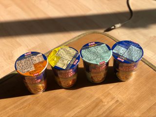 NISSIN 닛신 컵누들  4종 - 씨푸드오리지날, 씨푸드 스파이시, 씨푸드 커리, 씨푸드 XO소스 — 4.5점을 준 리뷰어가 2021년 11월 올린 사용 사진