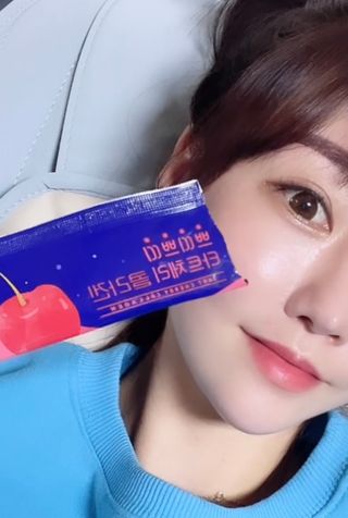 서울약사신협_쁘띠쁘띠타트체리콜라겐_20g x 14포 — 4점을 준 리뷰어가 2020년 12월 올린 사용 사진