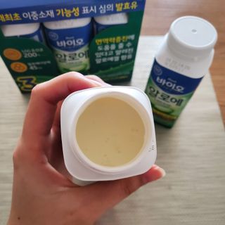 LIVE 매일바이오 알로에 드링킹 요거트 — 4.5점을 준 리뷰어가 2022년 4월 올린 사용 사진