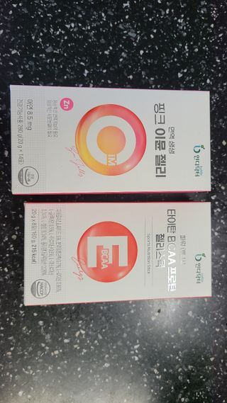 인디닥터 면역 생생 핑크 이뮨 젤리 + 타이탄 BCAA 프로틴 젤리스틱 — 5점을 준 리뷰어가 2022년 5월 올린 사용 사진