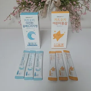 [이뮤니티플러스]우리아이 면역오키, 건강오키 _ 키즈오키 더진한꿀배도라지청 10포 1box — 4.5점을 준 리뷰어가 2022년 1월 올린 사용 사진