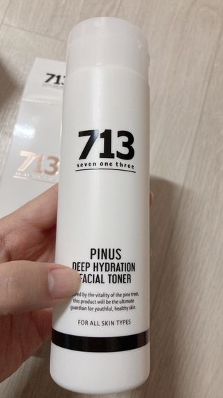 [세븐원쓰리 713] 토너 하나만으로도 피부회복 흡수촉촉 몽글토너 — 4.5점을 준 리뷰어가 2021년 11월 올린 사용 사진