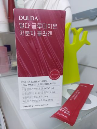 [덜다] 글루타치온 저분자 콜라겐 (20g x 15포) — 5점을 준 리뷰어가 2023년 8월 올린 사용 사진