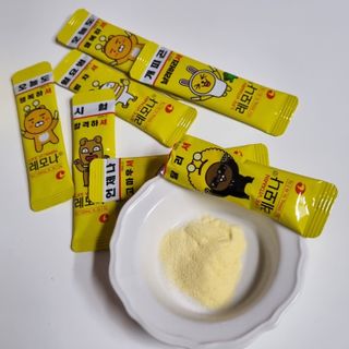 맛있는 비타민 습관 레모나 카카오프렌즈 에디션 — 5점을 준 리뷰어가 2021년 12월 올린 사용 사진